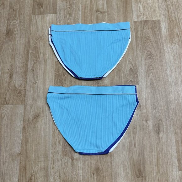 HANES UNDERWEAR 6 PACK MULTICOLOR BIKINI RIBBED STRETCH TAGLESS WOMENS 2XL NEW - Picture 2 of 5